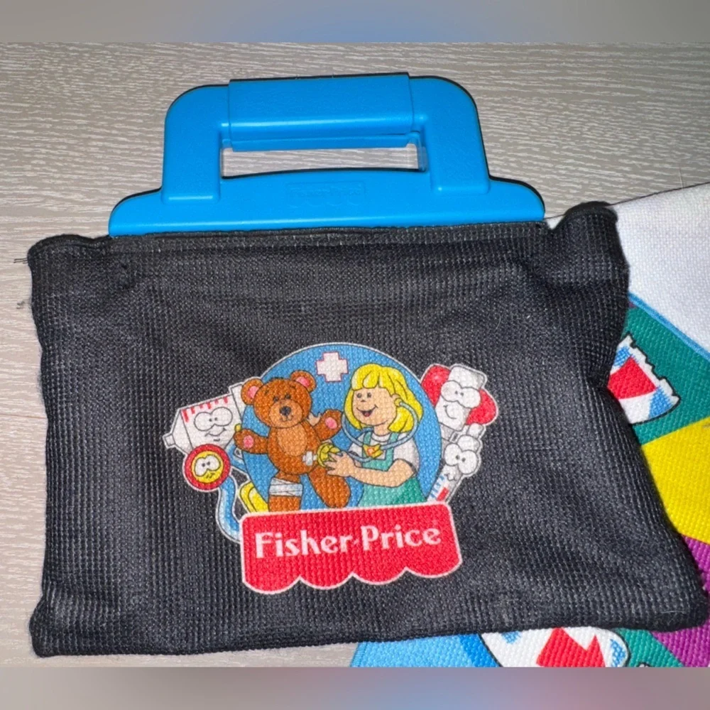 VTG Fisher Price Game. Get Better Bear! Doctor Bag ||Pretend Play Dr. 1996